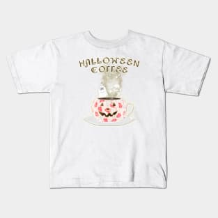 Halloween Coffee Kids T-Shirt